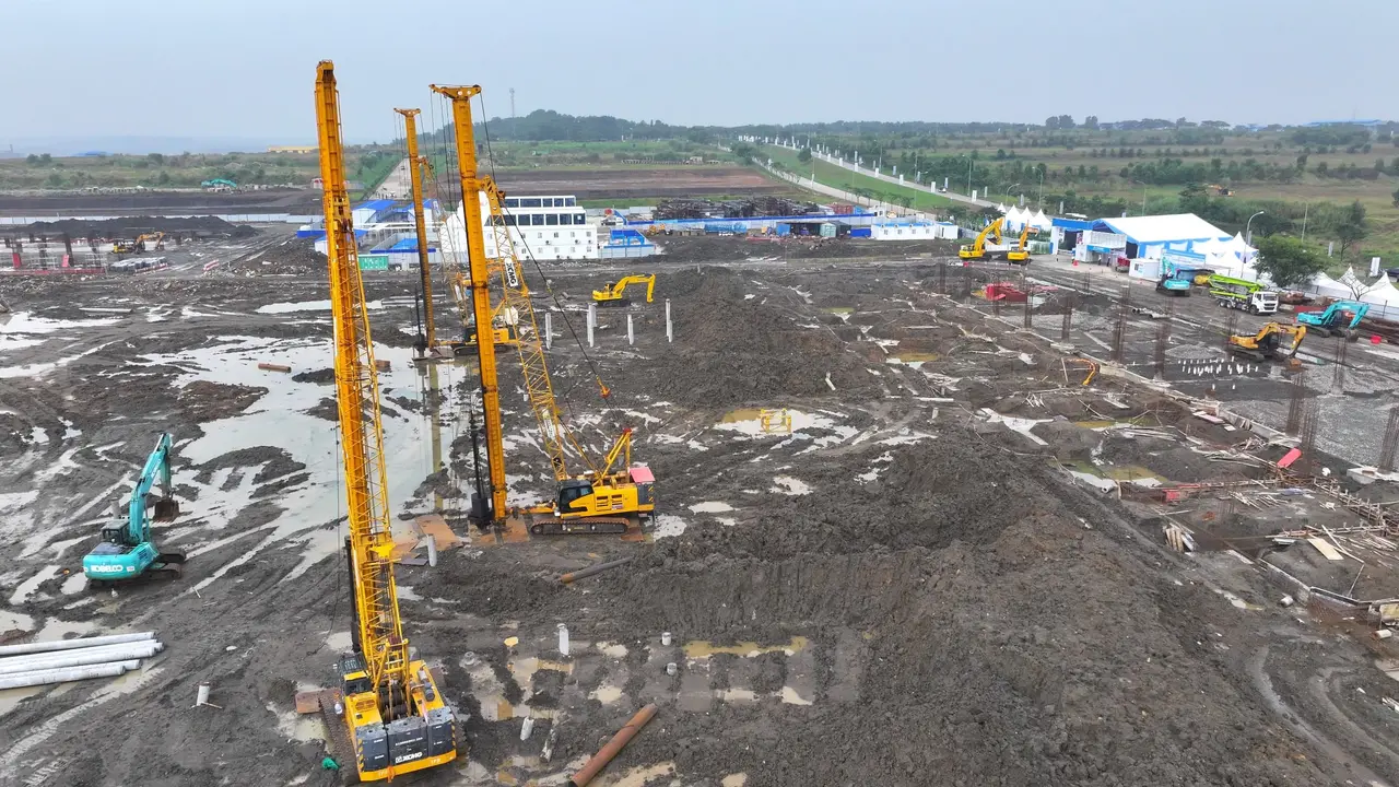 Prabowo Groundbreaking Ekosistem Industri Baterai Kendaraan Listrik Terintegrasi di Karawang