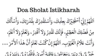Doa Sholat Istikharah agar Dapat Pilihan Terbaik dari Allah soal Jodoh hingga Pekerjaan