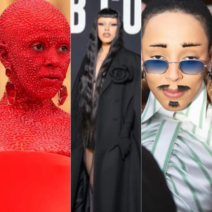 Gaya Nyeleh Doja Cat di Paris Fashion Week 