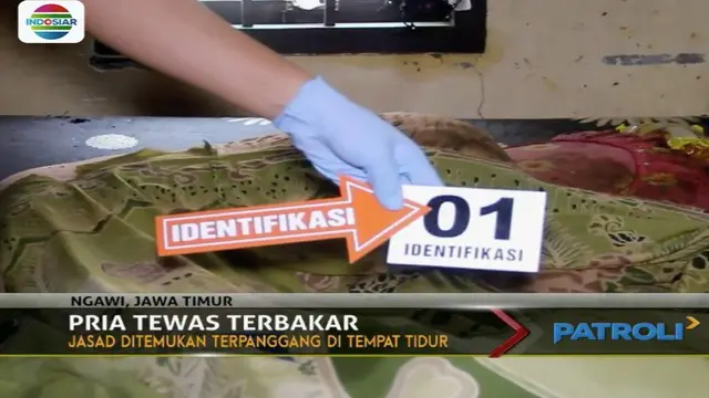 Pria Ngawi Tewas Terpanggang di Tempat Tidur