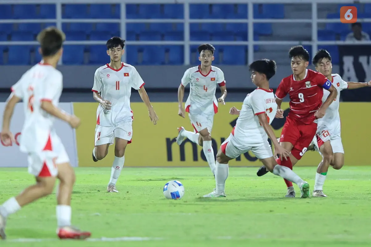 Foto: Timnas Indonesia U-17 Vs Vietnam di Piala AFF U-17 2026