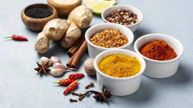 Ilustrasi bumbu dapur