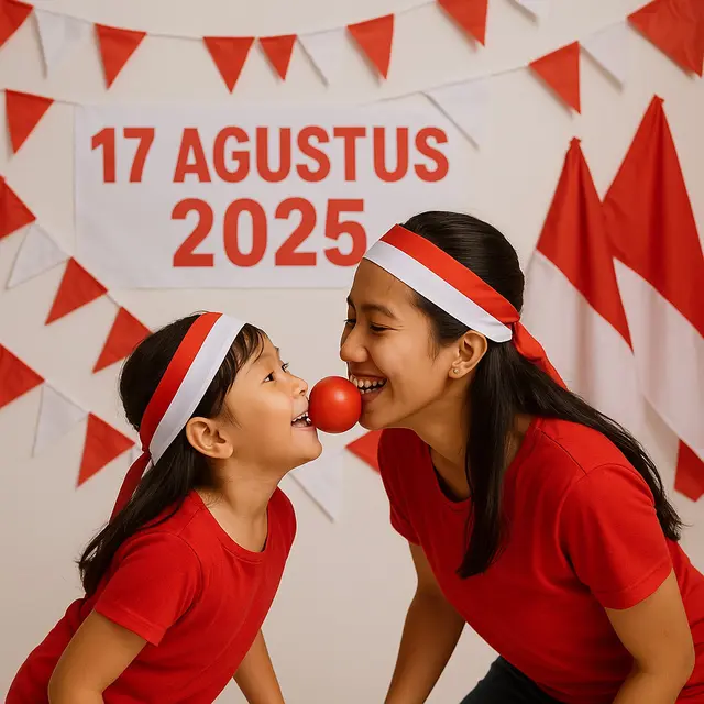 Ide Lomba 17 Agustus 2025 untuk Ibu dan Anak (Foto: ChatGPT)