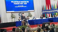 Pelantikan Rektor IPB periode 2023-2028 Arif Satria dihadiri sejumlah menteri Kabinet Indonesia Maju. (Liputan6.com/Achmad Sudarno)