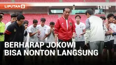 ERICK THOHIR BERHARAP JOKOWI BISA NONTON LANGSUNG FIFA MATCHDAY INDONESIA VS ARGENTINA