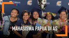 Mahasiswa papua yang mendapatkan beasiswa otonomi khusus, mendapatkan predikat lulus Cum Laude dari Universitas Corban, Oregon.