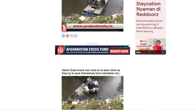 Cek Fakta Liputan6.com menelusuri klaim video perahu Gubernur DKI Jakarta Anies Baswedan terguling
