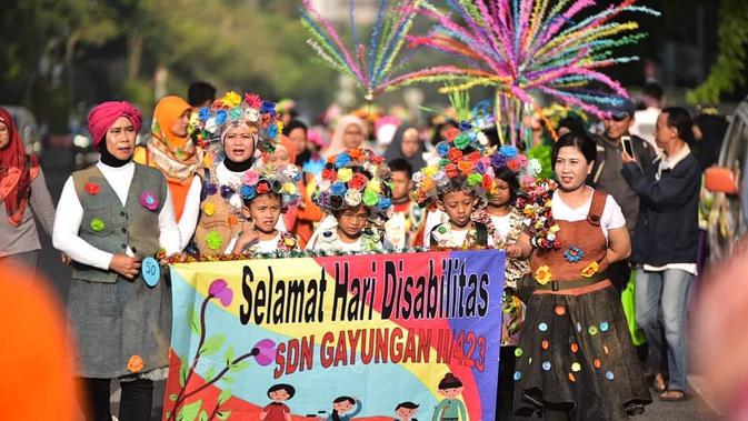 Potret Semarak Perayaan Hari Disabilitas Internasional di Surabaya (sumber:Instagram/dispendiksby)