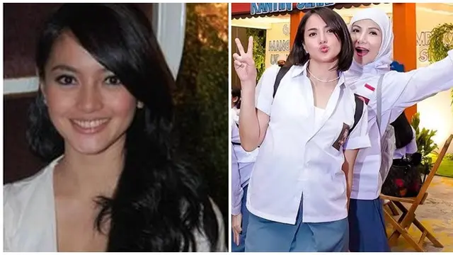 6 Potret Masa Remaja Artis Vs Kini Ketika Pakai Baju Seragam SMA, Bak Tak Menua