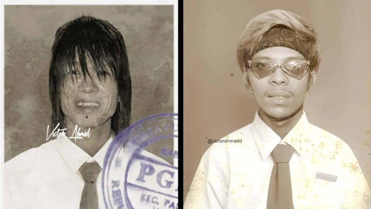 6 Editan Pas Foto Artis Jadi Anak SD Ini Bikin Ketawa Geli