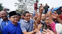 Sandiaga Uno berkunjung ke pasar di Sumatera Utara (Dok Tim Prabowo-Sandiaga)