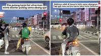 Viral Momen Haru Manusia Silver Minta Diantar Pulang Ojol. (Sumber: Instagram/taukotembung)