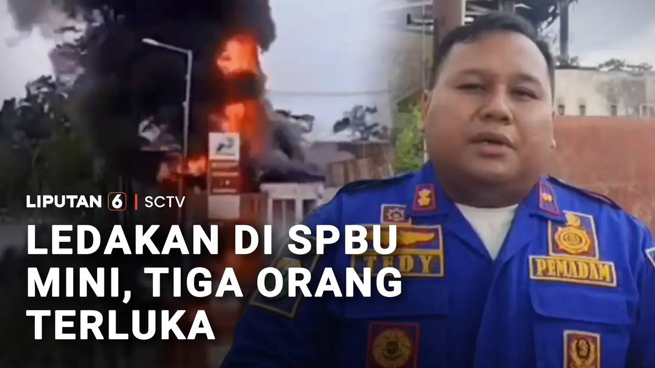SPBU Mini Meledak, Tiga Orang Terluka!