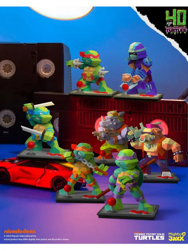 Attention! Pre Order Mighty Jaxx Teenage Mutant Ninja Turtles Remixx Arcade,  Exclusive TMNT Bundle di Blibli