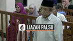 Pelawak Nurul Qomar divonis 1 tahun 5 bulan penjara oleh majelis hakim dalam sidang putusan atas kasus dugaan pemalsuan dokumen Surat Keterangan Lulus (SKL) di Pengadilan Negeri (PN) Brebes, Jawa Tengah, Senin (11/11/2019) siang.