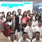 Peserta Indonesia Digital Leader 2016 bersama Kepala UPT Jakarta Smart City Setiaji dan Head of Product Kudo Roolin Njotosetiadi. Liputan6.com/Agustinus Mario Damar