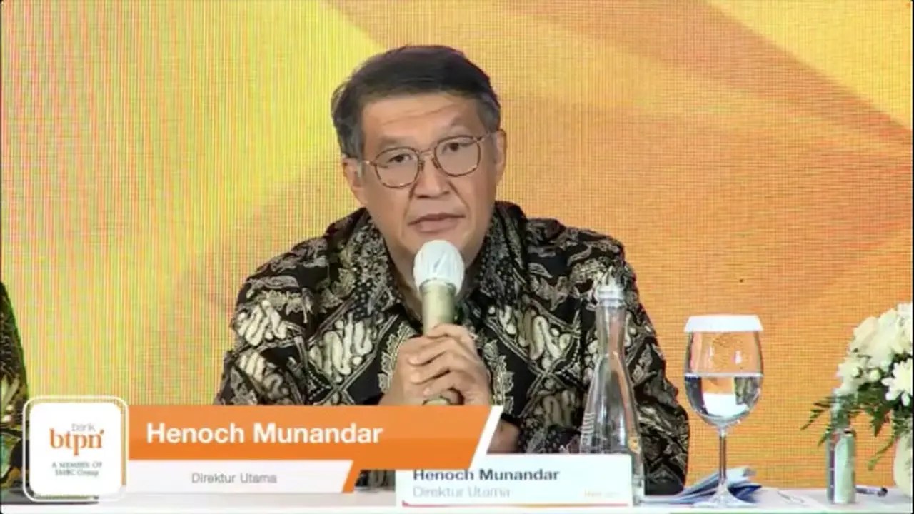 Direktur Utama BTPN Henoch Munandar (Foto: tangkapan layar/Pipit I.R)