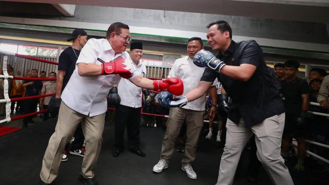 Gaya Pramono Anung Jajal Ring Tinju, Ampuh Tekan Tawuran