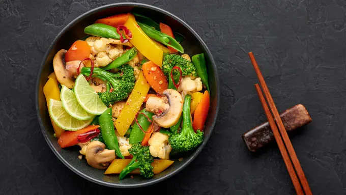 Ilustrasi sayur asam lambung