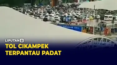 Arus Mudik Lebaran, Tol Cikampek mulai Padat Merayap