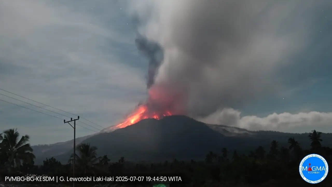 Gunung Lewotobi Laki-laki