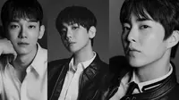 Chen, Baekhyun, dan Xiumin EXO atau EXO CBX. (Instagram/ inb100_official)