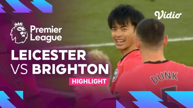 VIDEO: Brighton Tahan Imbang Leicester City 2-2, Kaoru Mitoma Cetak Gol Indah