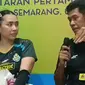 Pelatih Electric PLN, Chamman Dokmai saat memberi keterangan usai pertandingan. Foto: Liputan6.com/ Felek Wahyu