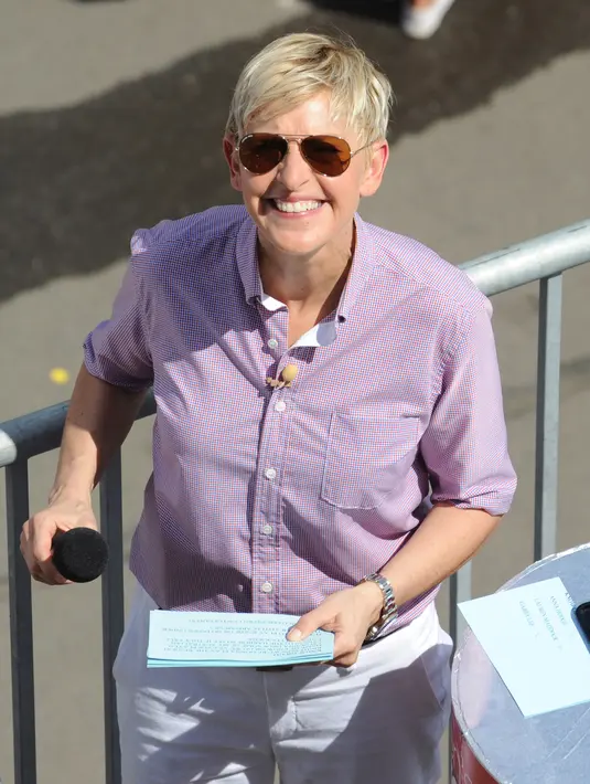 “Aku tidak menyangka aku akan menyatakan diri, titik. Aku tidak menyangka aku akan menyatakan diri di sebuah acara,” aku Ellen DeGeneres. (Bintang/EPA)