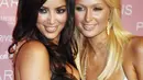 Dahulu, Kim Kardashian dan Paris Hilton adalah sahabat yang tak terpisahan. (KEVIN WINTER  GETTY IMAGES NORTH AMERICA  AFP)
