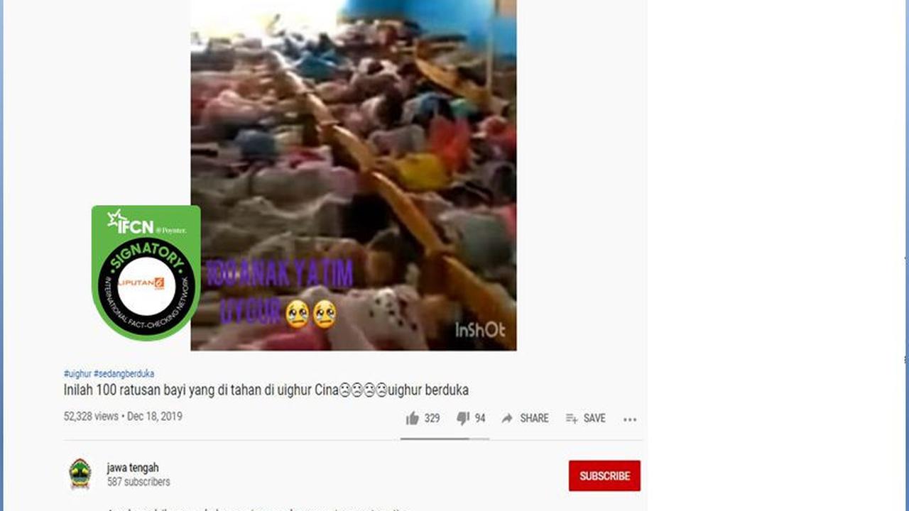 [Cek Fakta] Viral Video Anak-Anak Uighur Ditahan China, Fakta atau Hoaks?