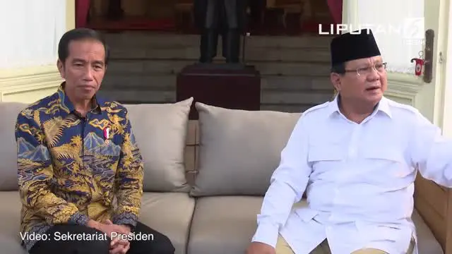 Video: Presiden Jokowi Menerima Kunjungan Prabowo Subianto 