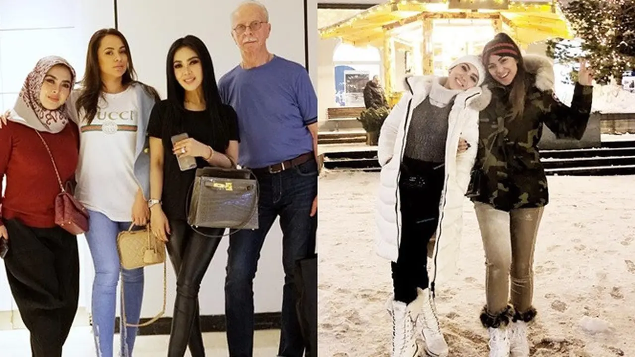 6 Momen Kebersamaan Syahrini dengan Anak Ayah Angkat, Bak Saudara Kandung