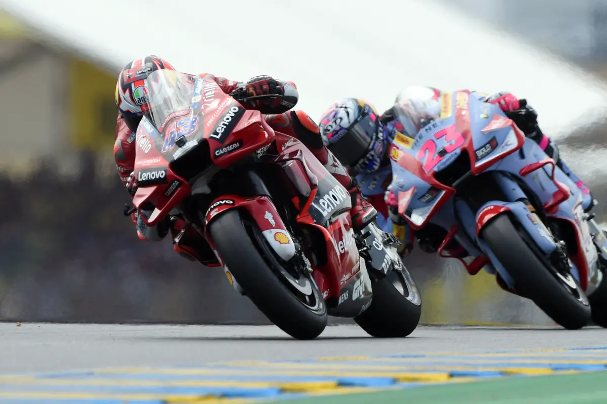 FOTO: Enea Bastianini Tercepat di MotoGP Prancis 2022