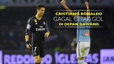 Berita video momen Cristiano Ronaldo gagal cetak gol saat dekat di depan gawang dan akhirnya Real Madrid tersingkir dari Copa del Rey, Rabu (25/1/2017).