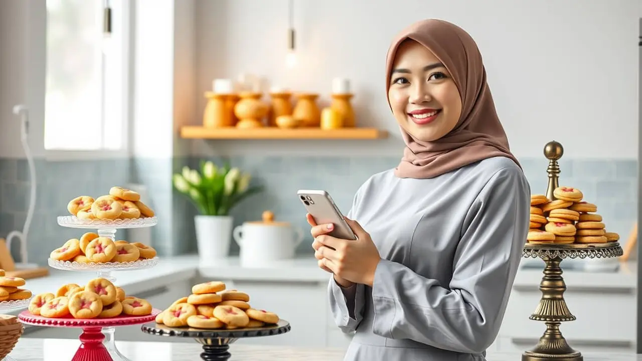caption promosi kue lebaran