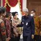 Pembukaan Pelatihan Kepemimpinan Nasional (PKN) Tingkat II Angkatan XIII Provinsi Jawa Tengah digelar di Kantor Badan Pengembangan Sumber Daya Alam Daerah (BPSDMD), Semarang.