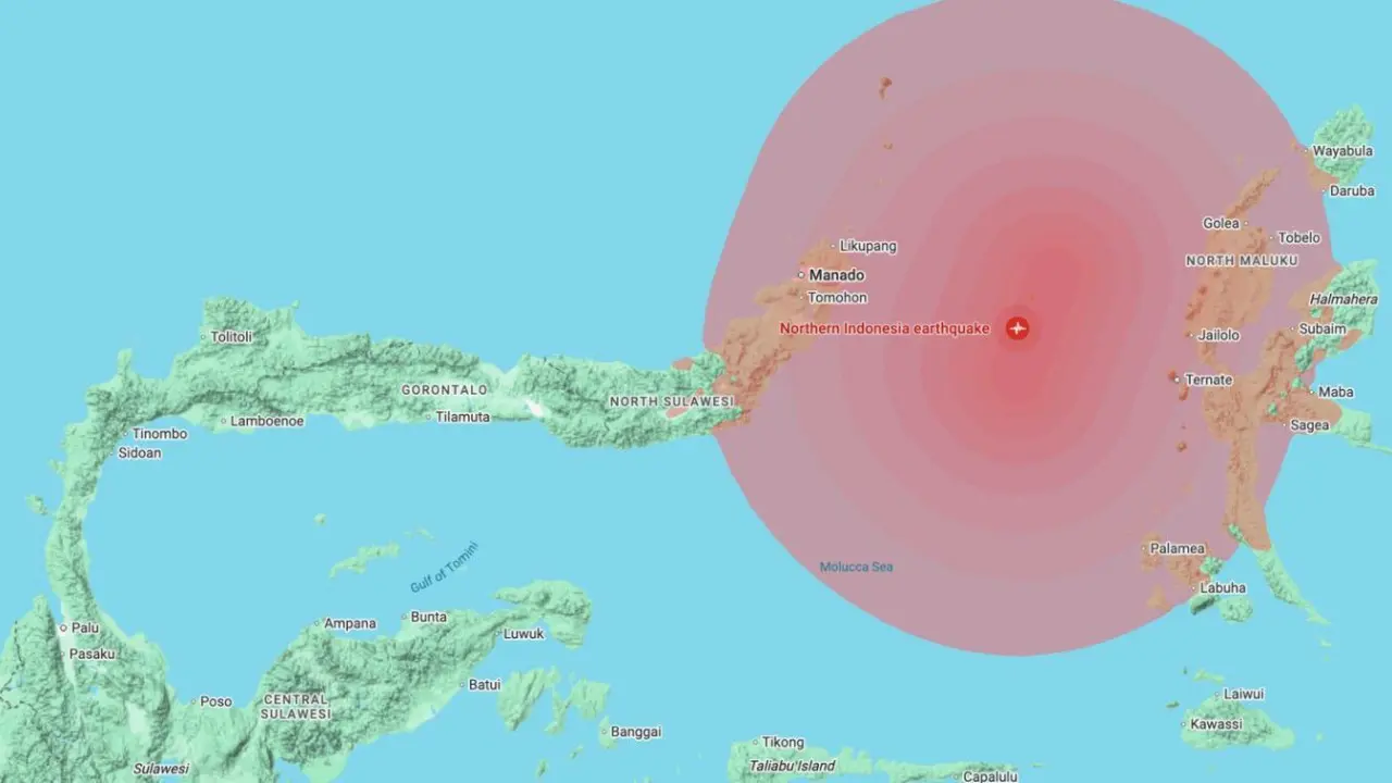 Gempa Sulut dan Malut