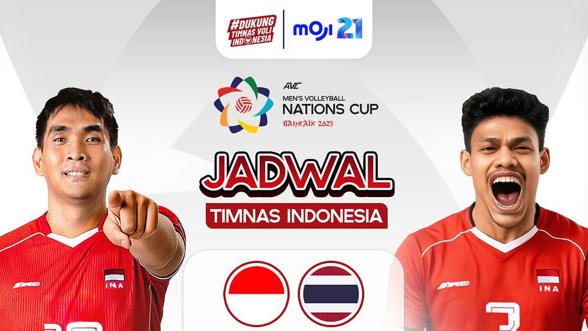 AVC Nations Cup 2025 Indonesia vs Thailand: Menang Harga Mati