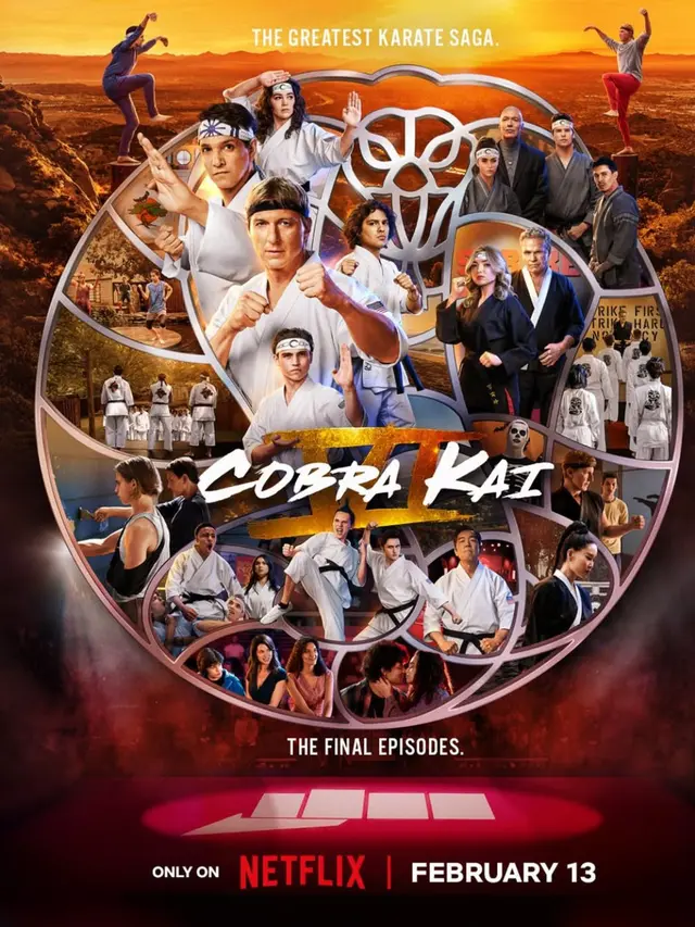 Netflix umumkan tanggal rilis Cobra Kai season 6 part 3. (credit:instagram.com/cobrakaiseries)