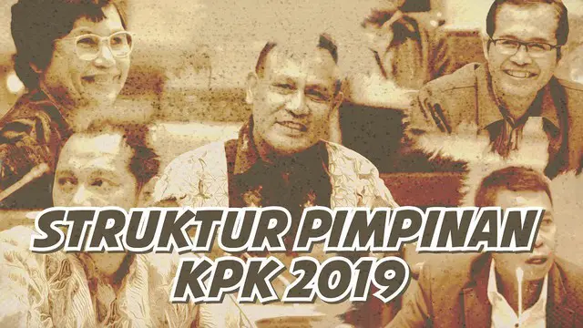 KPK akan dipimpin oleh lima pimpinan baru mulai 20 Desember 2019.