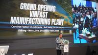 VinFast Resmikan Pabrik Kendaraan Listrik di Subang, Airlangga: Perkuat Kerja Sama RI–Vietnam