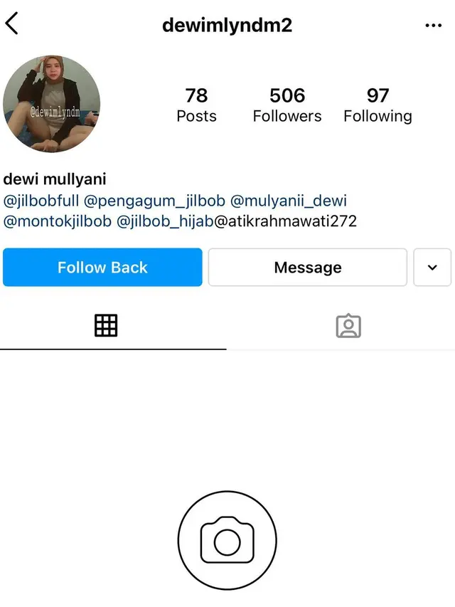 Akun Instagram yang mengedit foto Denise Chariesta (https://www.instagram.com/p/CNbZSfJhBpY/)