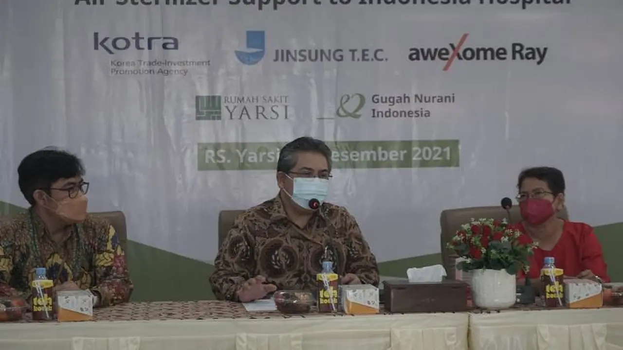 Kolaborasi untuk Donasi Filter Udara dengan Teknologi Cahaya Terbaru
