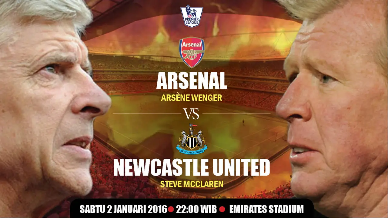 Banner Arsenal vs. Newcastle United