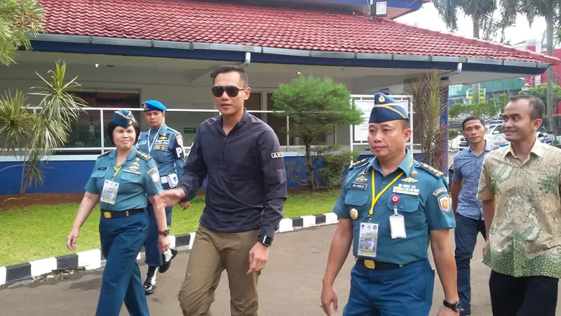 Bakal Cagub DKI Agus Yudhoyono mengikuti tes psikologi di RS Mintohardjo 