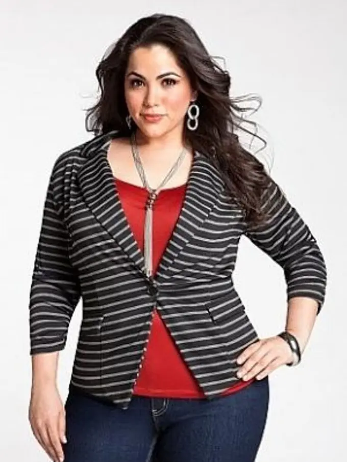 Busana garis horisontal