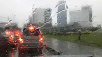 Gondangdia-Cikini Banjir, Tugu Tani Macet Total