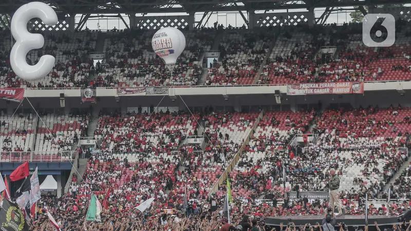 Kampanye Akbar Ganjar-Mahfud di Stadion Utama Gelora Bung Karno