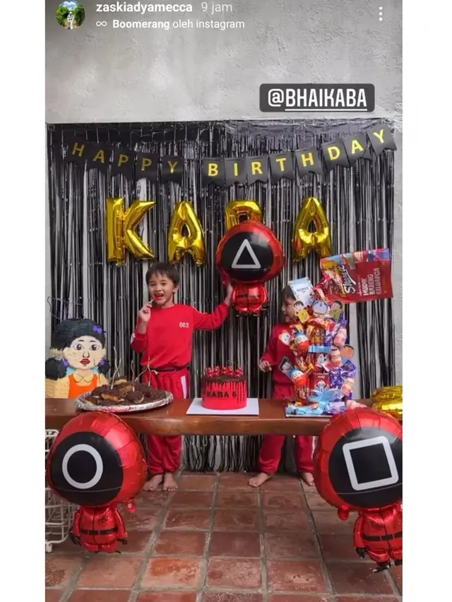 6 Potret Zaskia Adya Mecca dan Hanung Bramantyo Rayakan Ultah Anak, Tampil Kompak